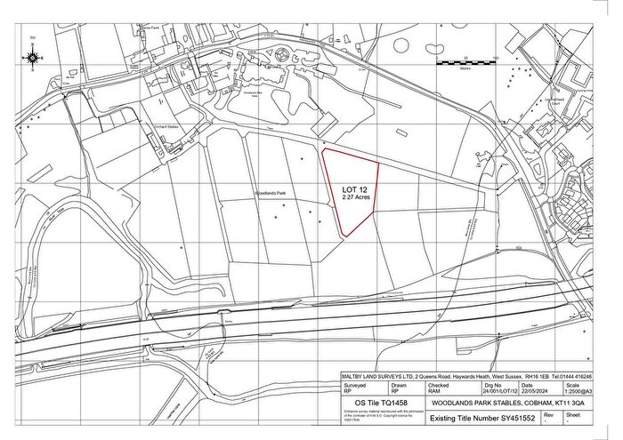 Land For Sale In Woodlands Lane, Stoke D'abernon, Cobham, Surrey, KT11