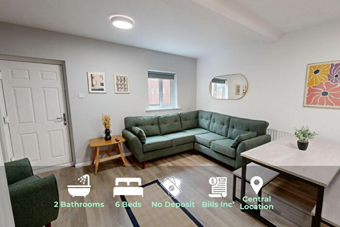 6 Bedroom House To Rent In A, Gamble Street, NG7