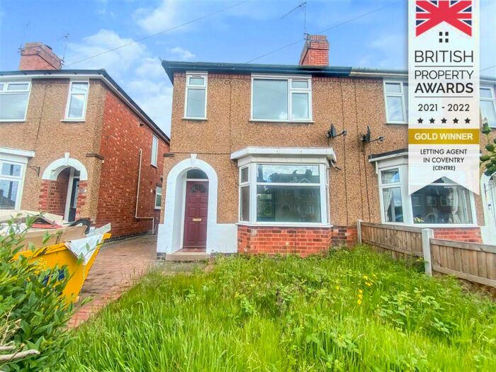 2 Bedroom Semi-Detached House To Rent In Burnham Road, Whitley, Coventry, West Midlands, CV3