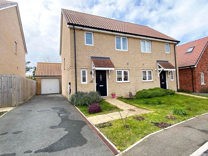 2 Bedroom Semi Detached House For Sale In Samworth Close, Balsham, Cambridge, CB21