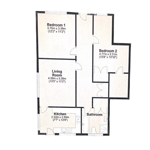 2 Bedroom Apartment To Rent In Woodford Avenue, PL7