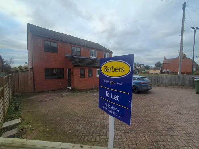 3 Bedroom Semi-Detached House To Rent In Victoria Road, Market Drayton, Shropshire, TF9