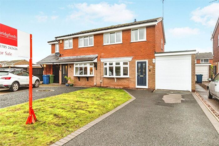 3 Bedroom Semi Detached House For Sale In The Bramblings, Stafford, Staffordshire, ST17