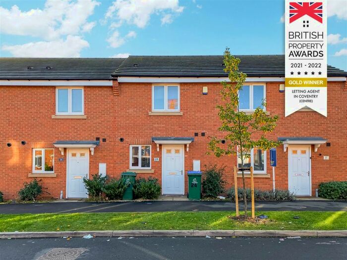 2 Bedroom Terraced House To Rent In Anglian Way, Stoke Village, Coventry, West Midlands CV3