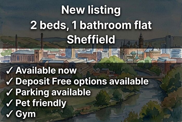 2 Bedroom Flat To Rent In Milton Street, Sheffield, S3