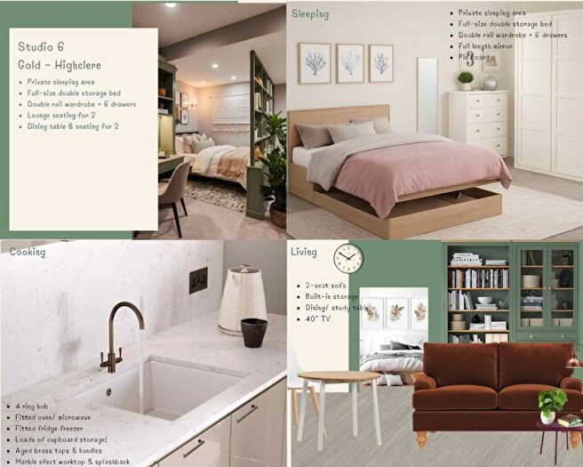 1 Bedroom Apartment To Rent In Gold Highclere- Studio |Verney St, EX1