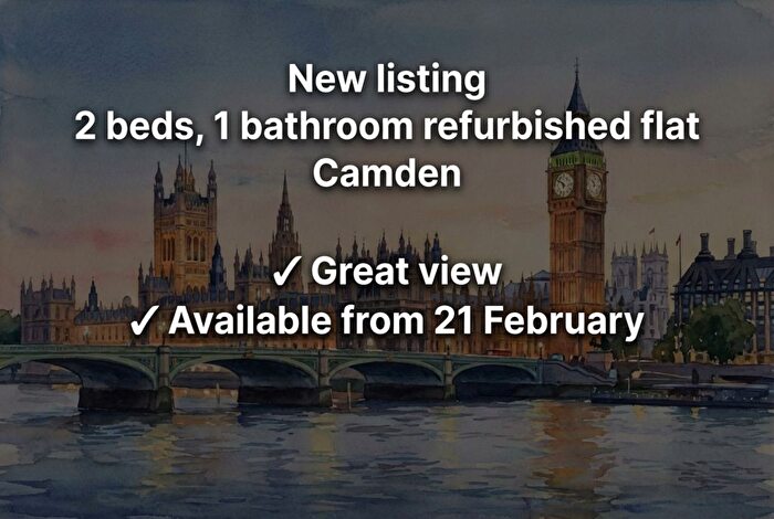 2 Bedroom Flat To Rent In West End Lane, London, NW6