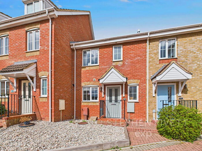 2 Bedroom Terraced House For Sale In Chaucer Close, Stowmarket, IP14