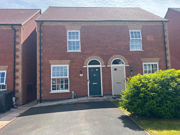 2 Bedroom Semi-Detached House For Sale In Usherwood Way, Hugglescote, Leicestershire, LE67