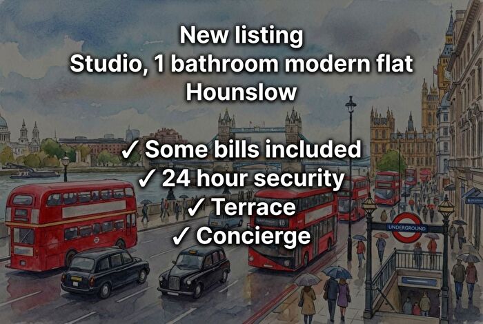 Studio To Rent In Victoria Road, Feltham, TW13