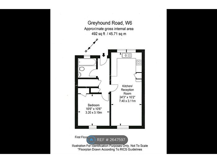 1 Bedroom Flat To Rent In Greyhound Road, London, W6