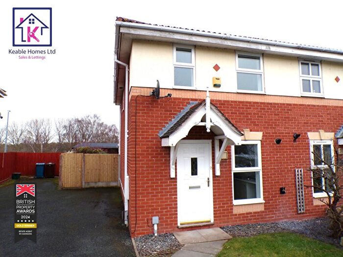 2 Bedroom Semi Detached House To Rent In Cornwall Drive, Saxonfields, Baswich, ST17