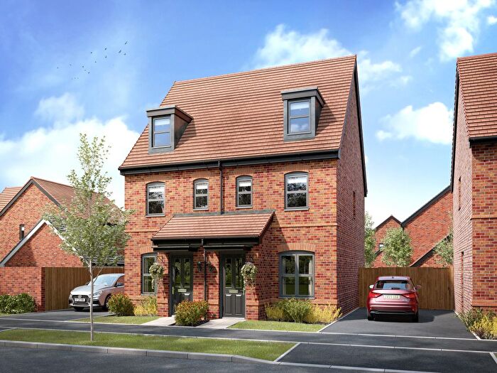 3 Bedroom Semi-Detached House For Sale In "The Saunton" At Cricket Lane, Lichfield, WS14