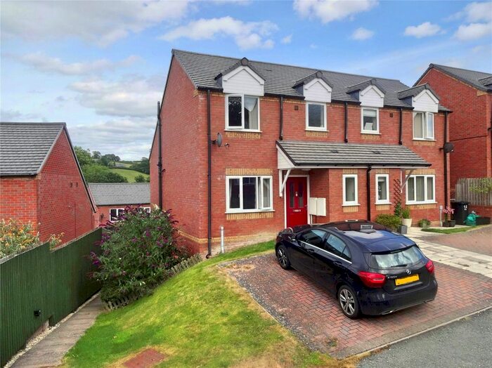 3 Bedroom Semi-Detached House For Sale In Brynmor Park, Newtown, Powys, SY16