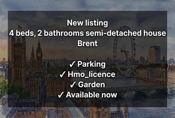 4 Bedroom Semi Detached House To Rent In Sudbury Court Road, Sudbury, Wembley, HA1