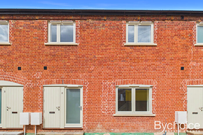 2 Bedroom Terraced House To Rent In Talbot Mews, Gaol Lane, Sudbury, Suffolk, CO10