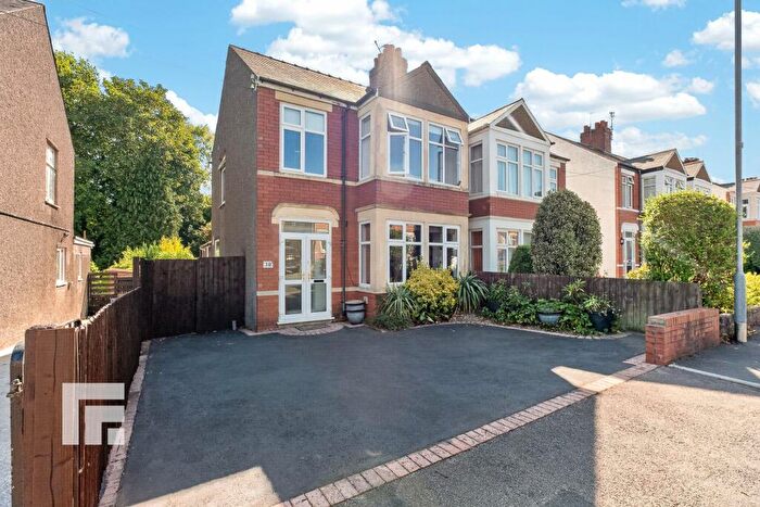 3 Bedroom Semi Detached House For Sale In Crystal Avenue, Cardiff, CF23