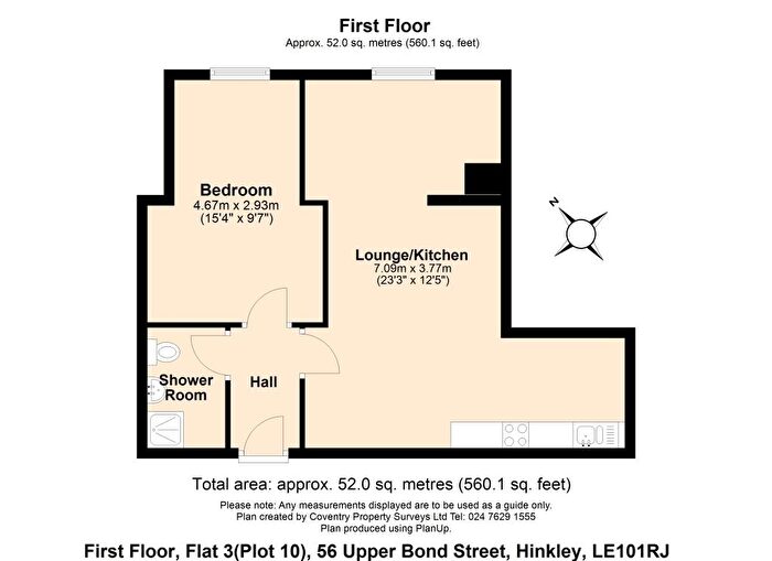 1 Bedroom Flat To Rent In Upper Bond Street, Hinckley, LE10