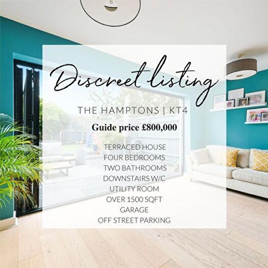 4 Bedroom Terraced House For Sale In Westmount Close, Worcester Park, Surrey, KT4