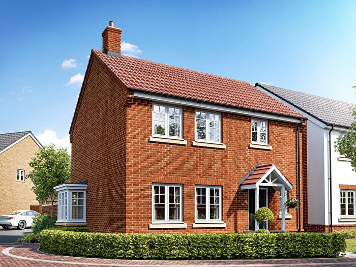 3 Bedroom Detached House For Sale In "The Whitehall Bay" At Burwell Road, Exning, Newmarket, CB8