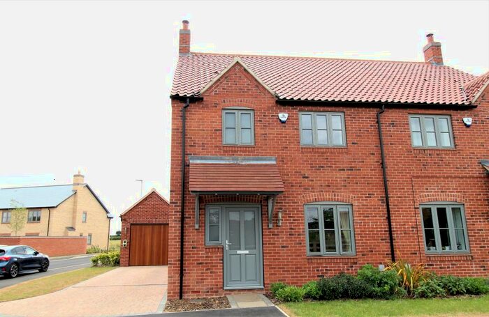 2 Bedroom Semi-Detached House For Sale In St Peters Rise, Wymondham, Melton Mowbray, LE14