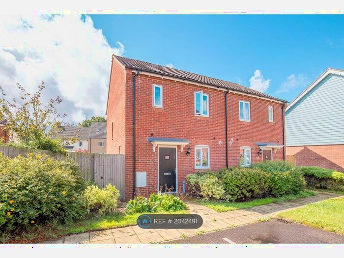 2 Bedroom Semi-Detached House To Rent In Almond Drive, Cringleford, Norwich, NR4