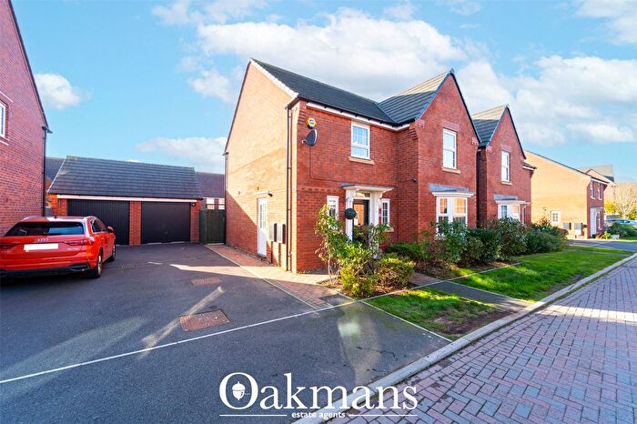 4 Bedroom Detached House For Sale In Saxifrage Close, Bromsgrove, Worcestershire, B61