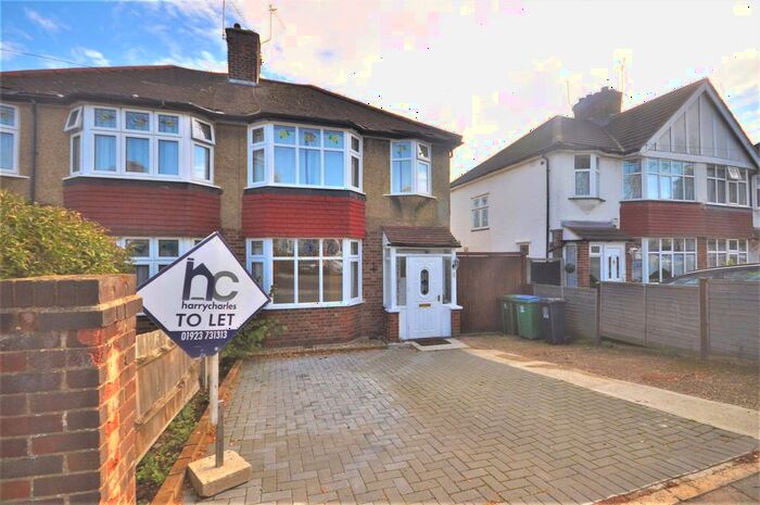 3 Bedroom Semi-Detached House To Rent In Eastfield Avenue, Watford, WD24