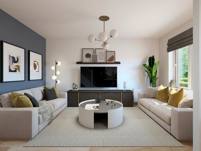 3 Bedroom Terraced House For Sale In "The Ambleford - Plot " At Springhill Gardens, Springfield Road, Barrhead, G78