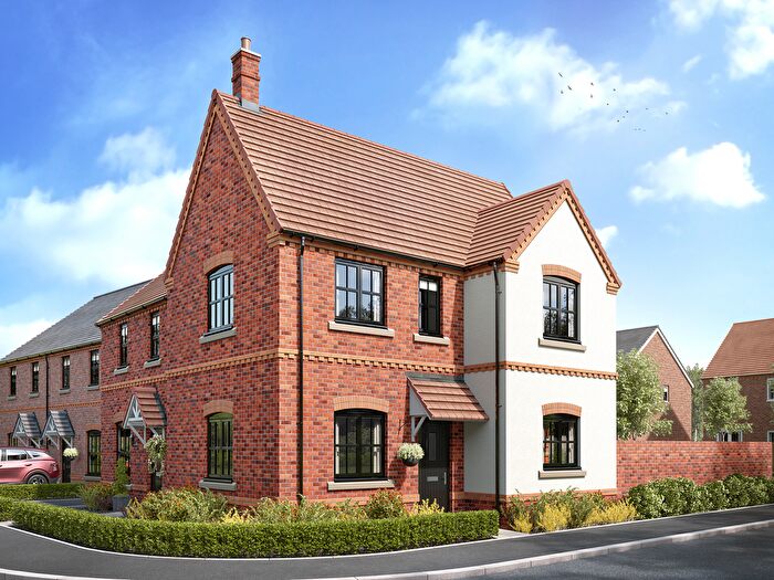 2 Bedroom Semi Detached House For Sale In "The Stonehaven" At Cricket Lane, Lichfield, WS14