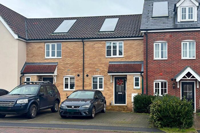 2 Bedroom Terraced House For Sale In Mary Clarke Close, Hadleigh, IP7