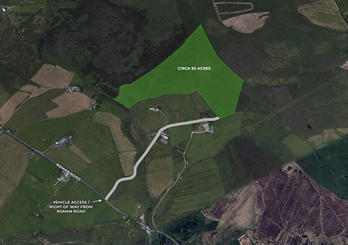 Land For Sale In Land Adjacent To Higher Aushaw Farm, Roman Road, Hoddlesden, Darwen, Lancashire, BB3