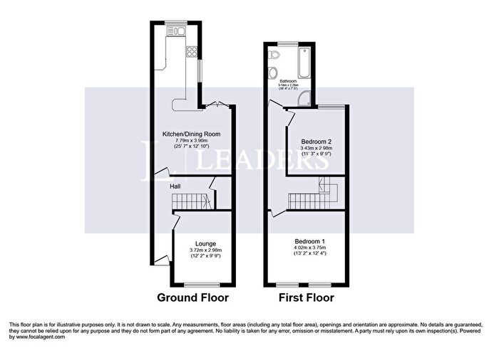 2 Bedroom Terraced House To Rent In Lyndhurst Terrace, Moore Street, DE23