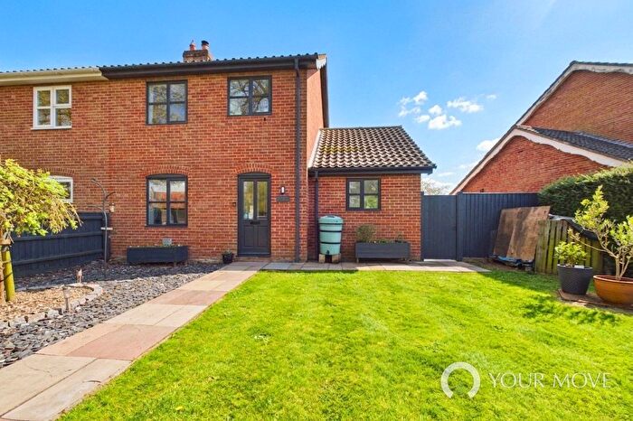 3 Bedroom Semi-Detached House For Sale In The Poplars, Spexhall, Halesworth, Suffolk, IP19