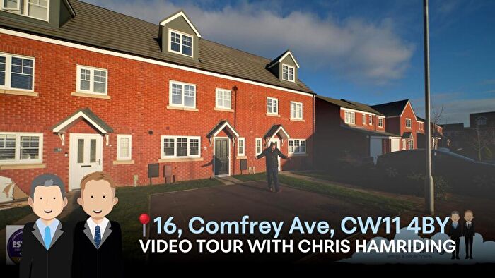 4 Bedroom Terraced House For Sale In Comfrey Avenue, Sandbach, CW11