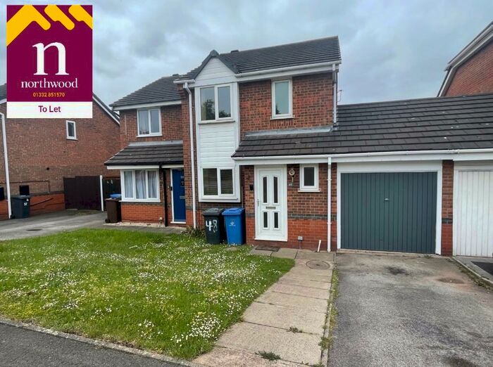 2 Bedroom Semi-Detached House To Rent In Danebridge Crescent, Oakwood, Derby, DE21