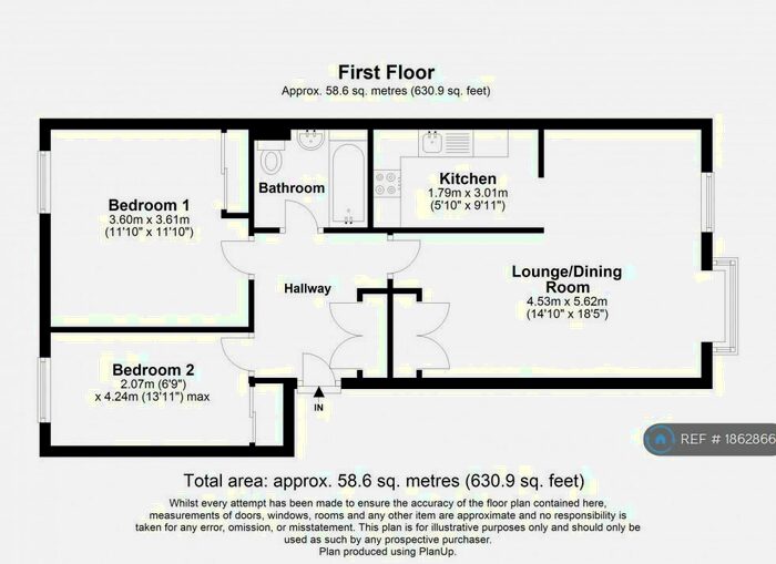 2 Bedroom Flat To Rent In Bolton Road, Maidenbower, Crawley, RH10
