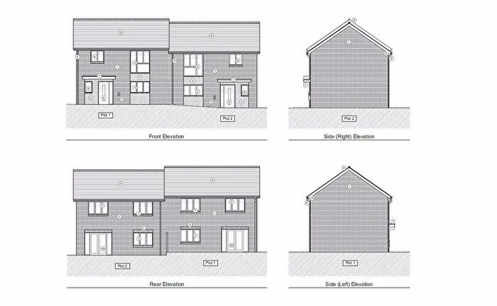 Plot For Sale In Melbourne Road - Plot For A Pair Of Bed Semi-Detached Houses With Outline Planning Approval, HP13