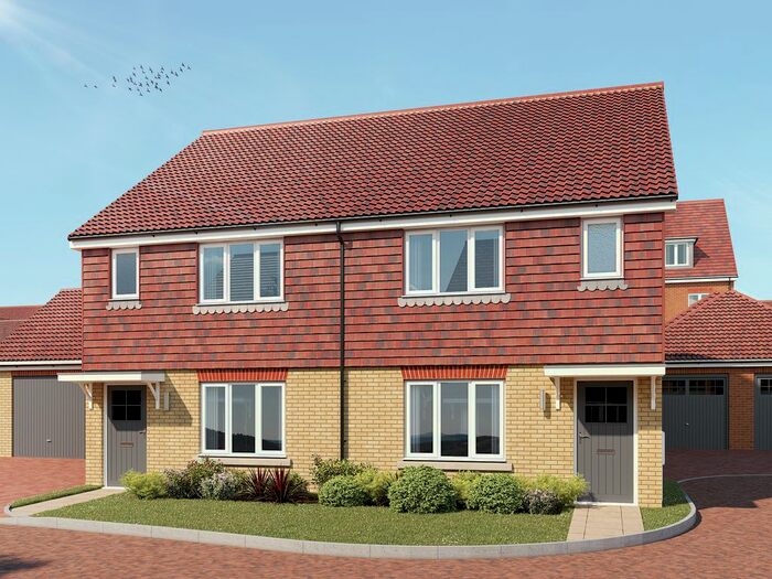 3 Bedroom Semi-detached House For Sale In "The Harper" At Davison Drive, Bishop's Stortford, CM23