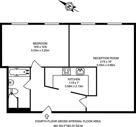 1 Bedroom Flat To Rent In Dingley Road, London, EC1V