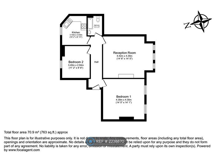 2 Bedroom Flat To Rent In Marius Road, London, SW17