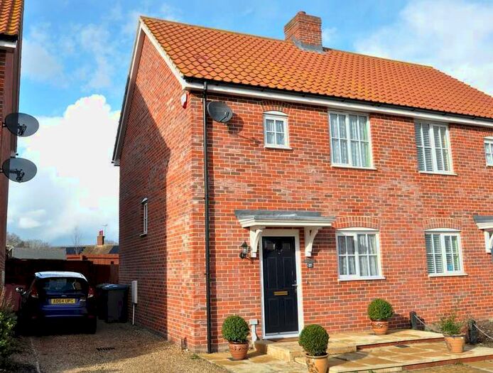 2 Bedroom Semi-Detached House For Sale In Wenhaston, Halesworth, IP19