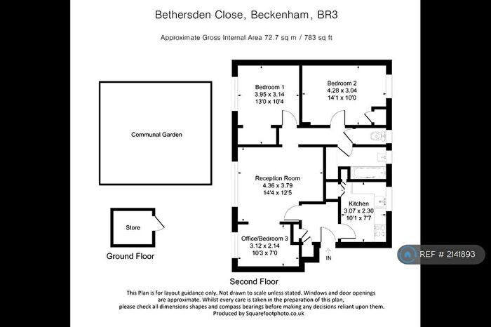 3 Bedroom Flat To Rent In Ightham House, Becknham, BR3