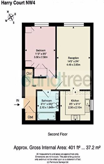 1 Bedroom Flat To Rent In Wenlock Gardens, London, NW4