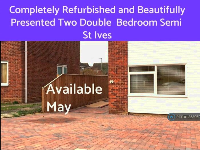 2 Bedroom Semi-Detached House To Rent In Grebe Close, St Ives, PE27