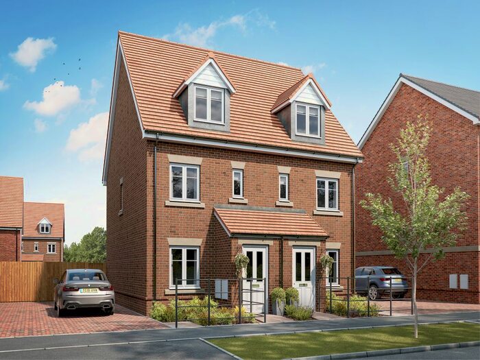 3 Bedroom Semi Detached House For Sale In "The Saunton" At Anderson Way, Wick, Littlehampton, BN17