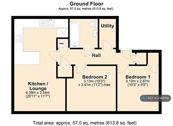 2 Bedroom Flat To Rent In Lockerley, Romsey, SO51
