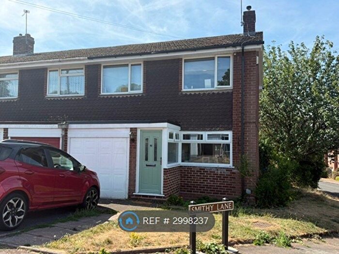 3 Bedroom End Terrace House To Rent In Smithy Lane, Lichfield, WS13