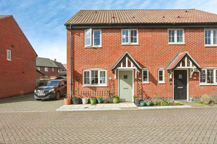 3 Bedroom Semi Detached House For Sale In The Sidings, Mendlesham, Stowmarket, Suffolk, IP14