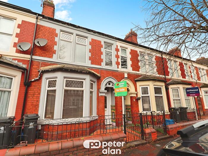 3 Bedroom Terraced House For Sale In Courtenay Road, Cardiff, CF24